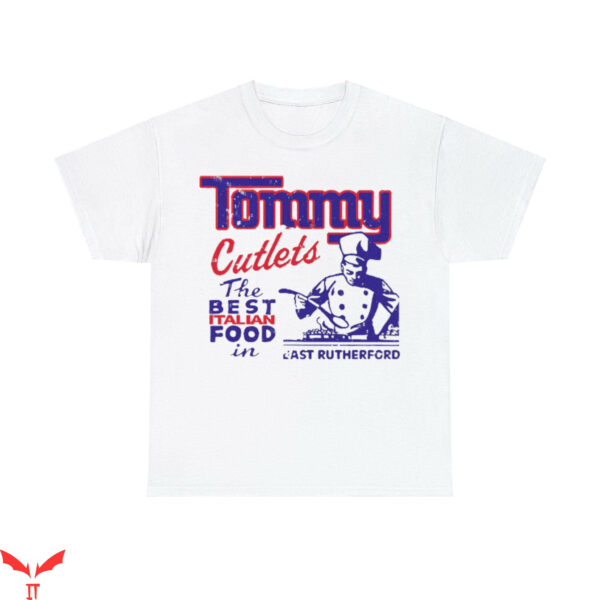 Tommy Cutlets T-Shirt Number 15 NY Giants Italian Pride