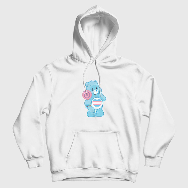 Transbear Transgender Care Bear Hoodie Transbear Transgender Care Bear Hoodie