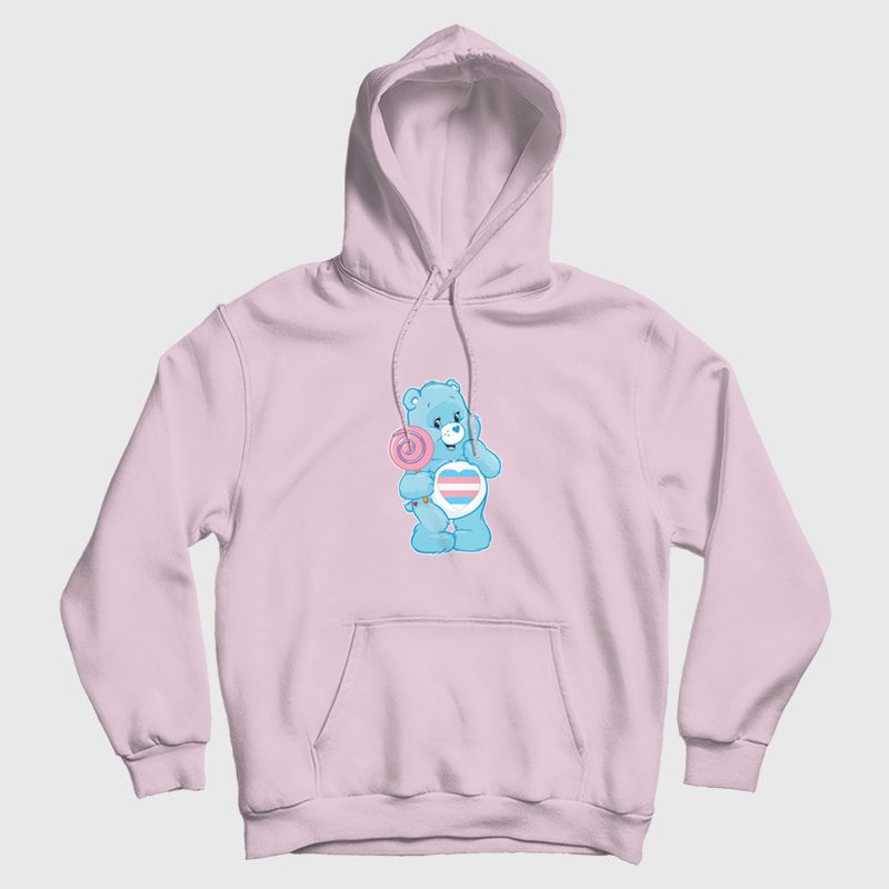Transbear Transgender Care Bear Hoodie Transbear Transgender Care Bear Hoodie