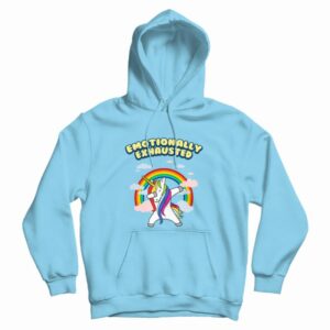 Unicorn Emotionally Exhausted Hoodie