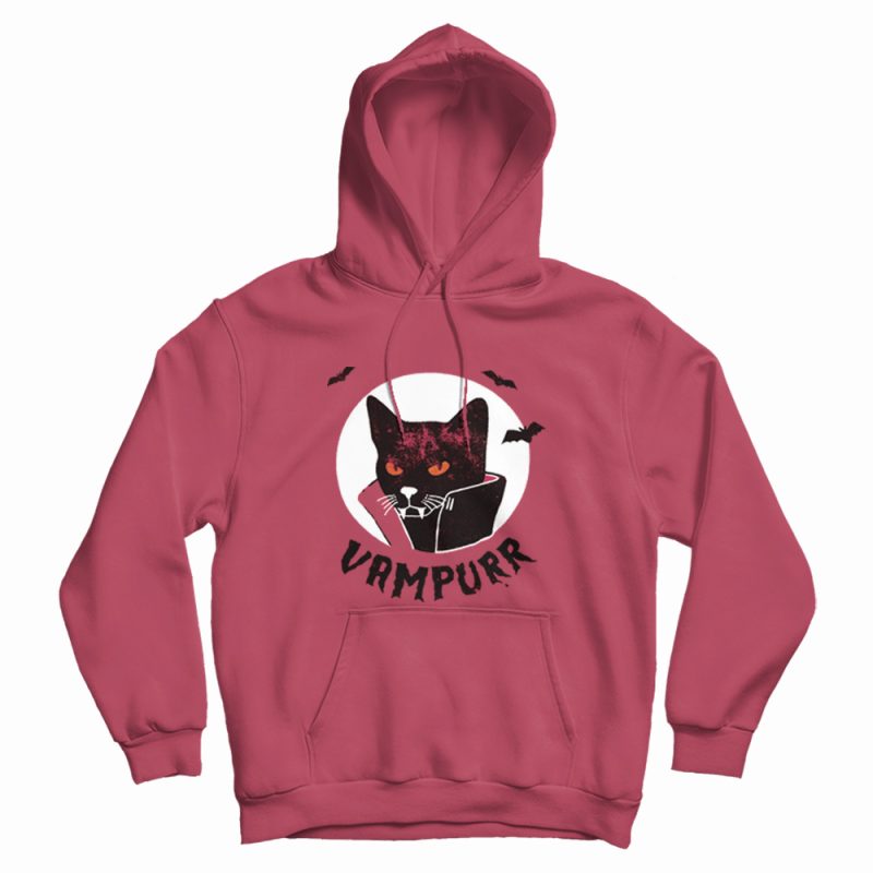 Vampurr Vampire Black Cat Hoodie Vampurr Vampire Black Cat Hoodie