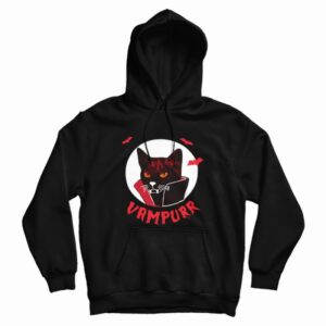 Vampurr Vampire Black Cat Hoodie 3