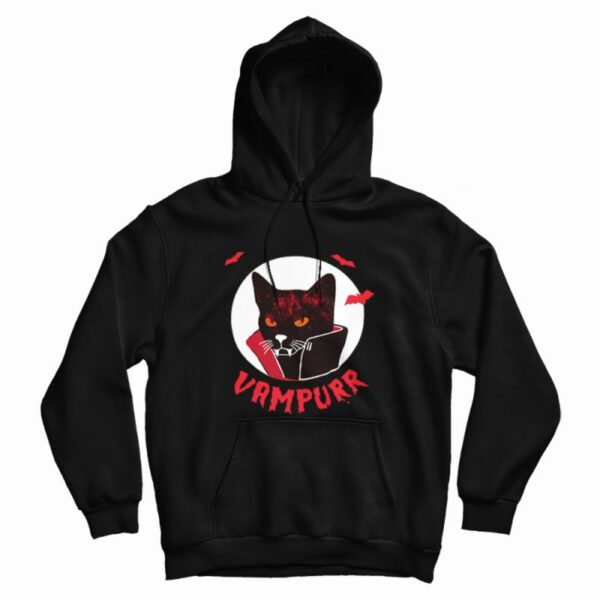 Vampurr Vampire Black Cat Hoodie