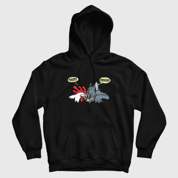 Vintage 1993 No Fear Pussy Chicken Hoodie