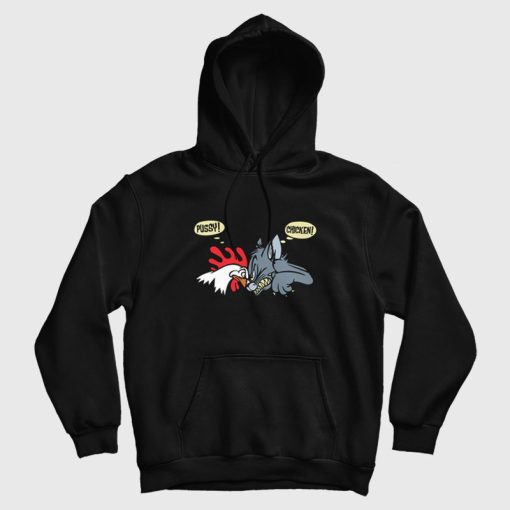 Vintage 1993 No Fear Pussy Chicken Hoodie Vintage 1993 No Fear Pussy Chicken Hoodie