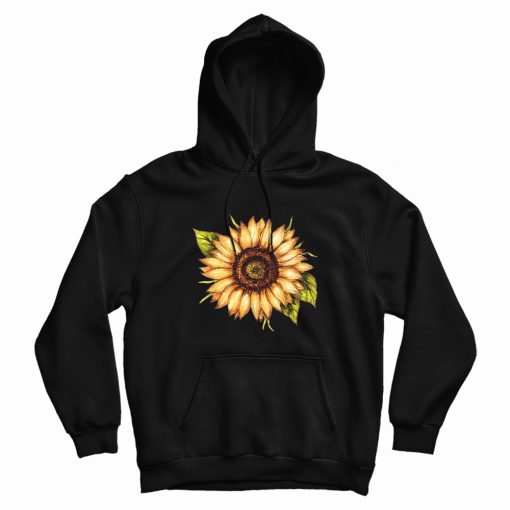 Vintage Sunflower Design Hoodie Vintage Sunflower Design Hoodie