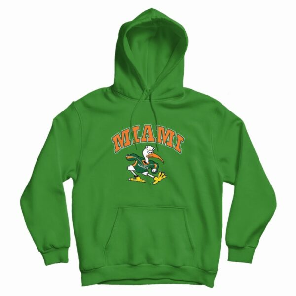 Vintage University Of Miami Hurricanes Hoodie