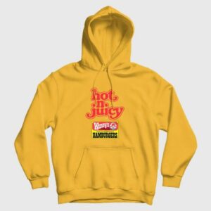 Vintage Wendys Hot N Juicy Burger Hoodie 3