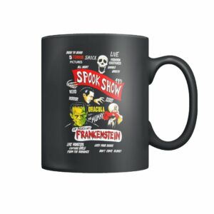 Vintage all night Spook Show poster mug