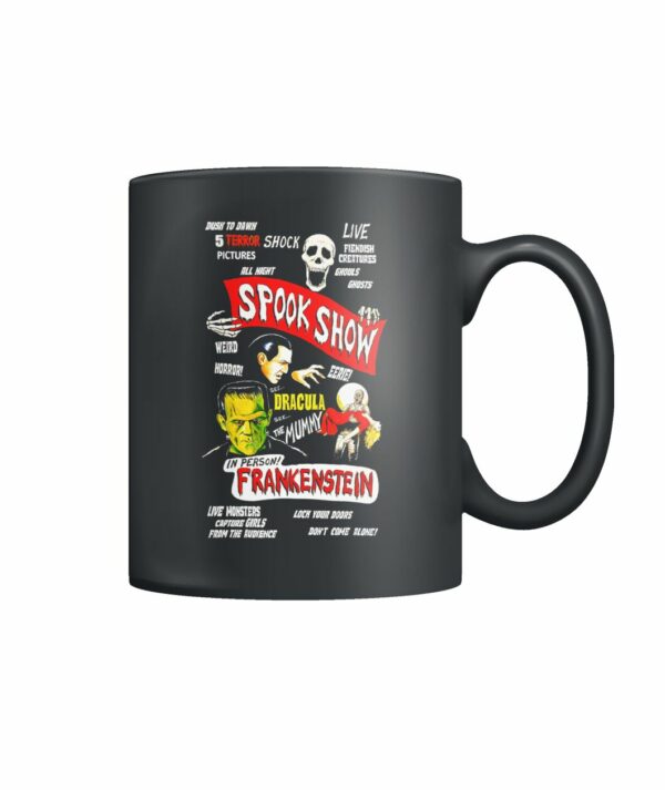 Vintage all night Spook Show poster mug