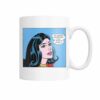 Vintage comic pop art going shopping mug