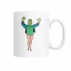 Vintage horror comic Frankenstein’s monster with sexy legs mug