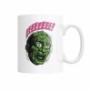 Vintage horror comic pop art screaming man EEEEEEEE! mug