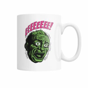 Vintage horror comic pop art screaming man EEEEEEEE! mug