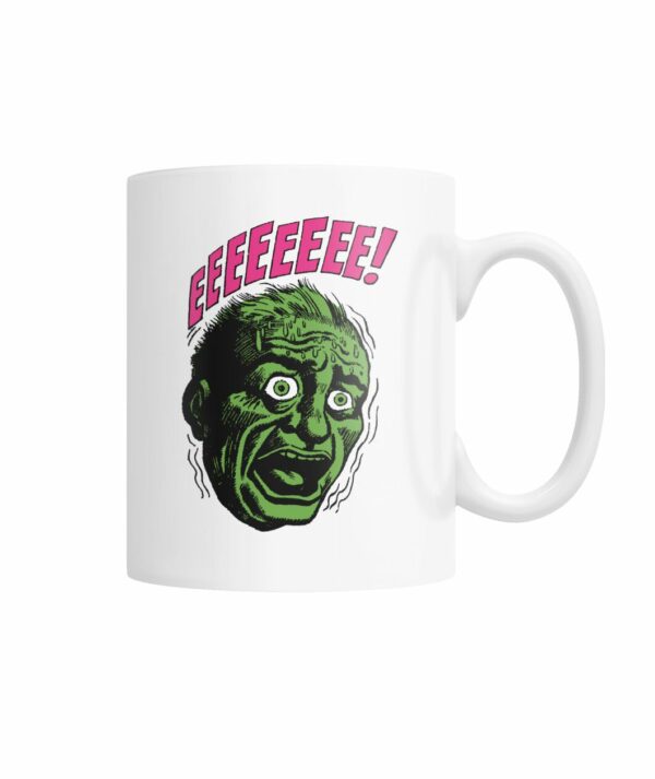 Vintage horror comic pop art screaming man EEEEEEEE! mug