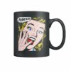 Vintage horror comic – woman screaming AIEEEE! mug