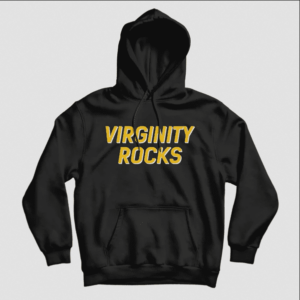 Virginity Rocks Black Hoodie Danny Duncan