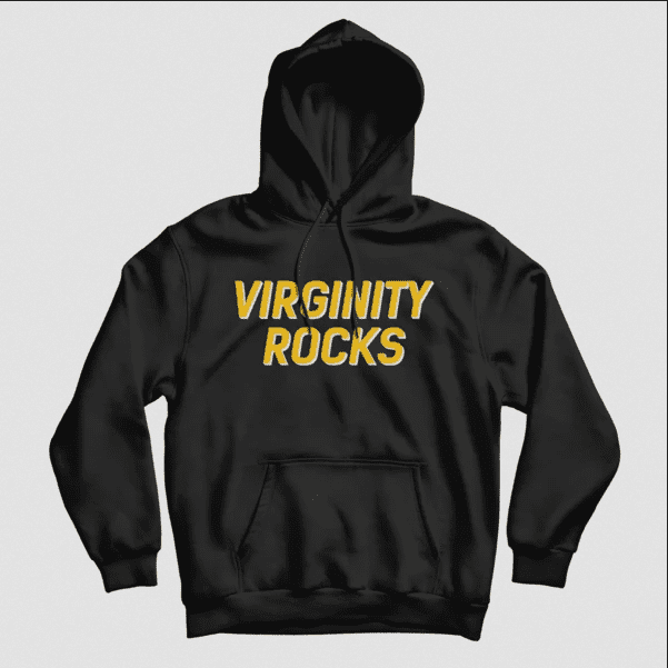 Virginity Rocks Black Hoodie Danny Duncan Virginity Rocks Black Hoodie Danny Duncan