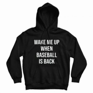 Wake Me Up When Baseball Is Back Hoodie