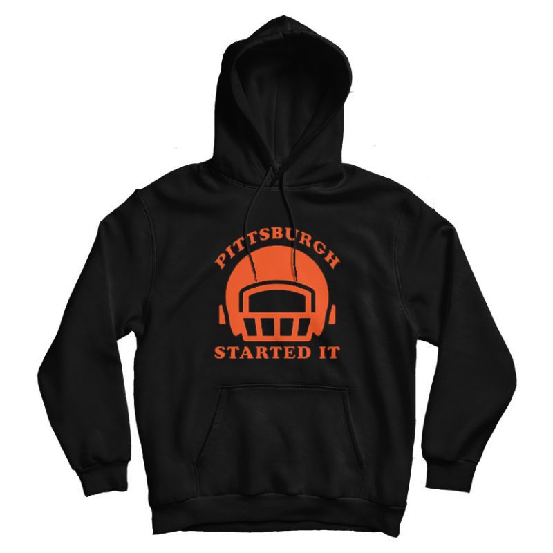 We must never forget Pittsburgh Started It Hoodie We must never forget Pittsburgh Started It Hoodie