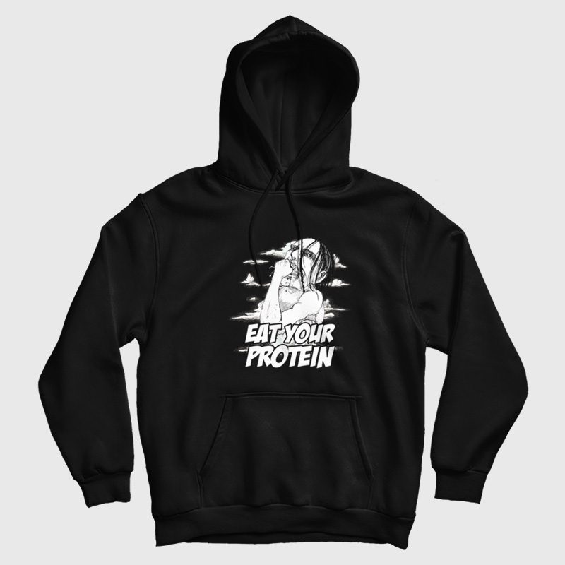 Ymir Eat Your Protein Attack On Titan Hoodie Ymir Eat Your Protein Attack On Titan Hoodie