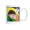 vintage comic pop art couple kissing mug