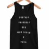 Destroy Yourself See Who Gives A Fuck Luke Hemmings Tank Top