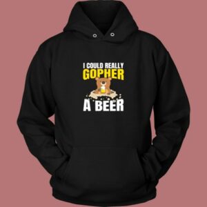 I Could Really Gopher A Beer Vintage Hoodie