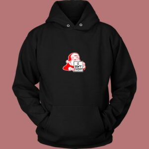 I Don’t Exist Santa Christmas Xmas Atheist Holiday Vintage Hoodie