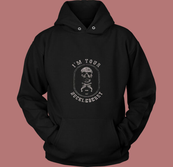 I’m Your Huckleberry Doc Holiday Skull 80s Hoodie