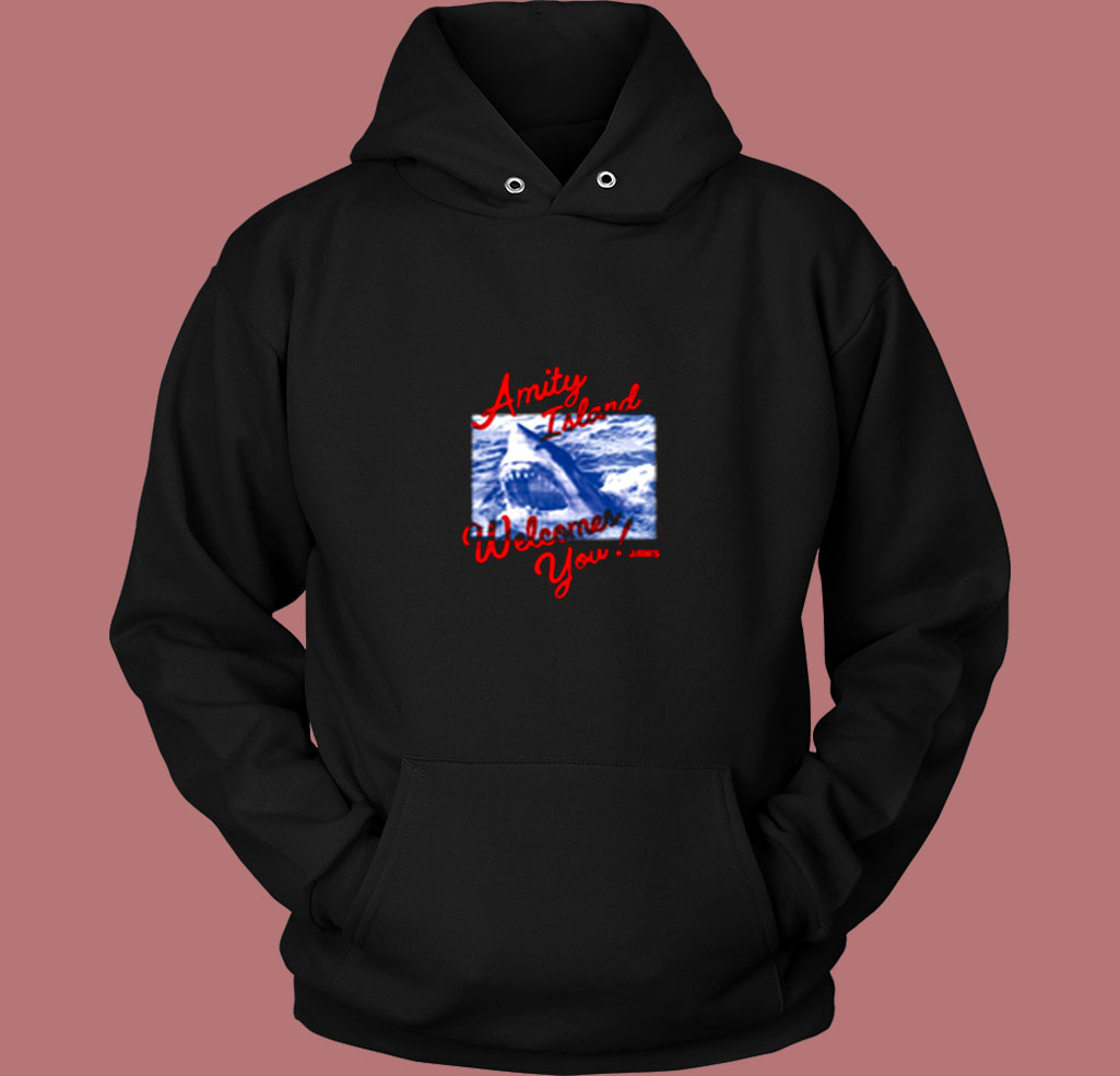 Jaws Welcome You Amity Island Vintage Hoodie Jaws Welcome You Amity Island Vintage Hoodie