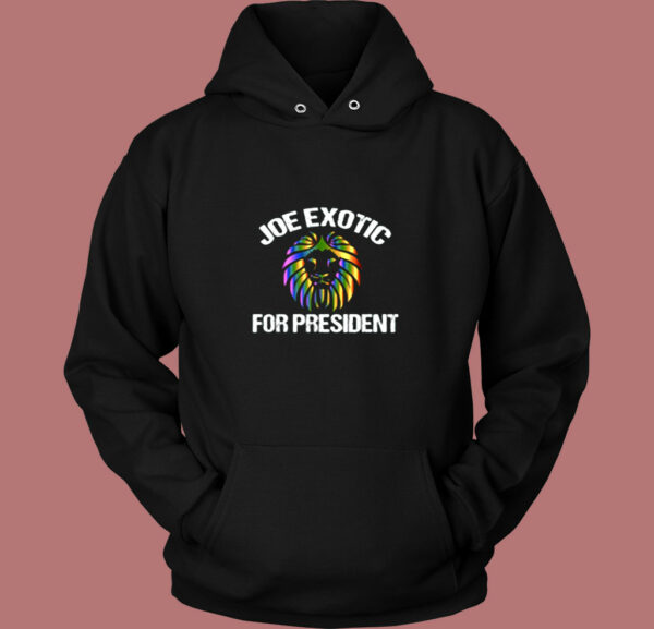 Joe Exotic President Tiger King Libertarian Political Vintage Hoodie