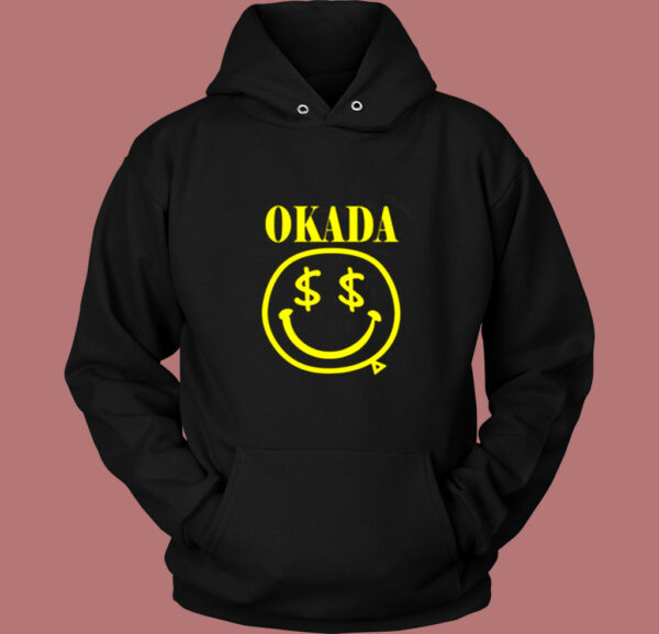 Kazuchika Okada Nirvana Parody Vintage Hoodie