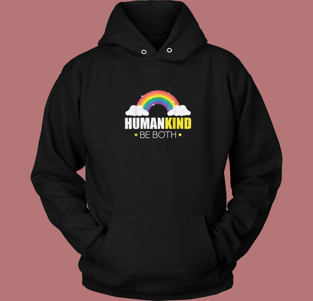 Kind Be Both Rainbow Hoodie Style Kind Be Both Rainbow Hoodie Style
