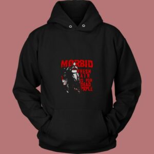 Kiss Of Death Morbid Fresh Air Is For Dead People 80s Hoodie