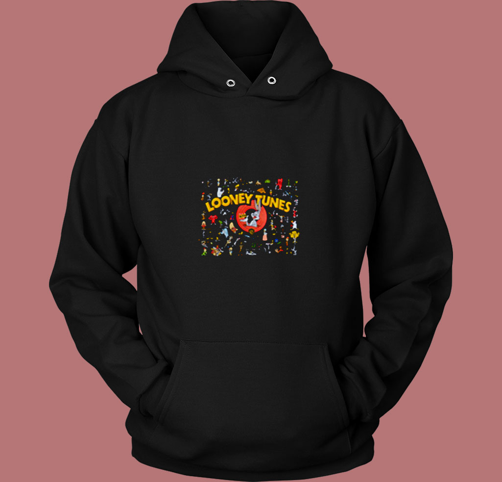 Kith X Looney Tunes That's All Folks 80s Hoodie Kith X Looney Tunes That's All Folks 80s Hoodie