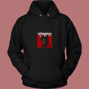 Krampus Evil Santa Claus Christmas Demon 80s Hoodie