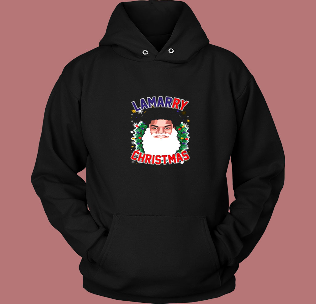Lamar Jackson Lamarry Christmas Vintage Hoodie Lamar Jackson Lamarry Christmas Vintage Hoodie