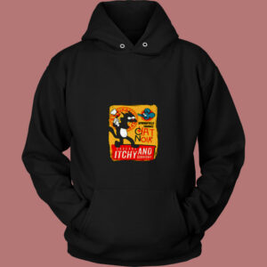 Le Chat Noir Cat Itchy Andscratchy Show 80s Hoodie