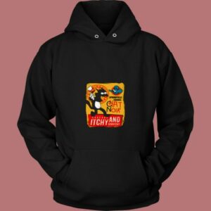 Le Chat Noir Cat Itchy Andscratchy Show 80s Hoodie