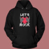 Lets Rock Aand Roll Music Vintage Hoodie Style