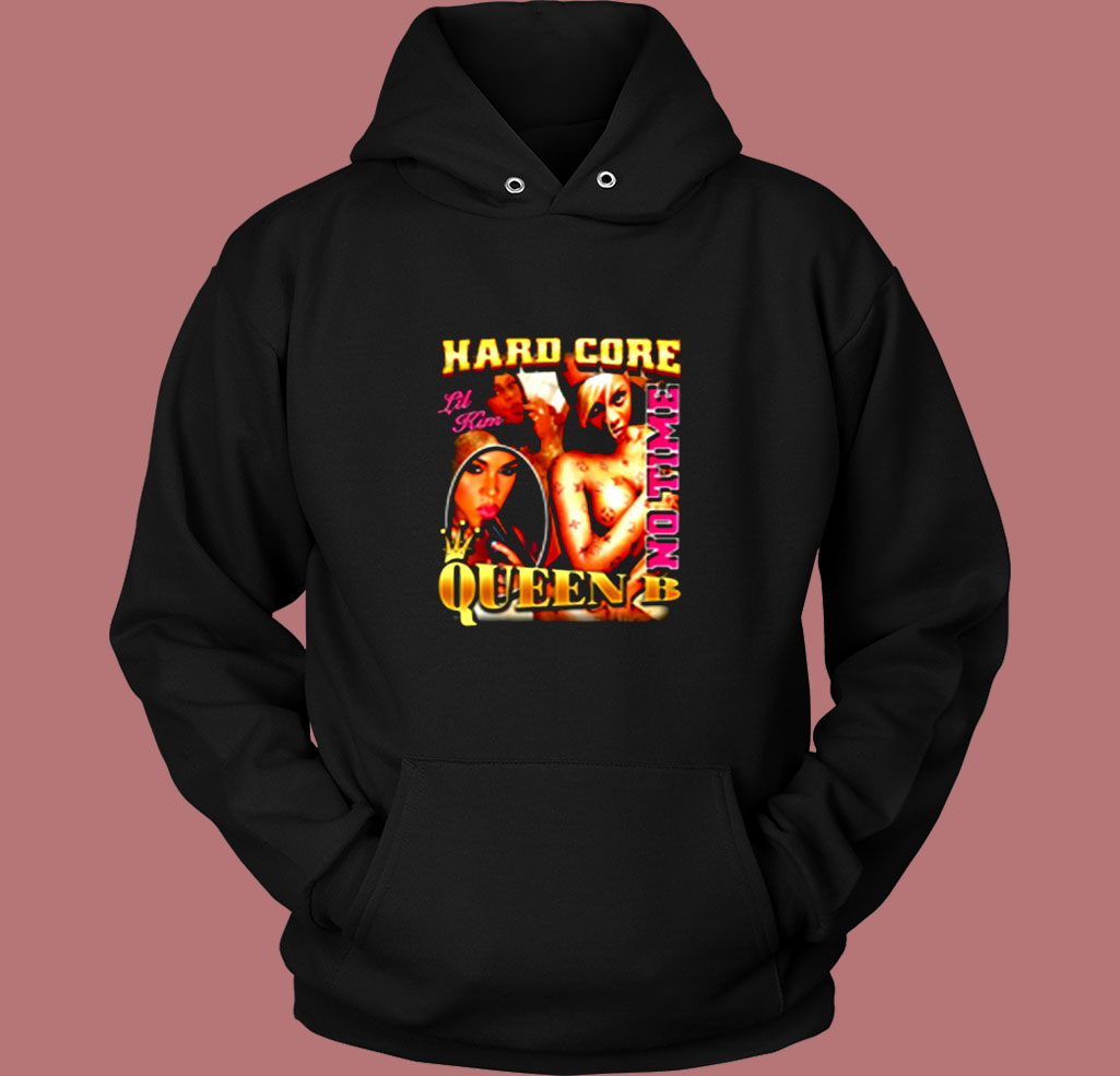 Lil Kim Rapper Poster Vintage Hoodie Lil Kim Rapper Poster Vintage Hoodie