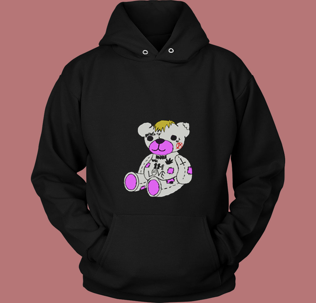 Lil Peep Bear 80s Hoodie Lil Peep Bear 80s Hoodie