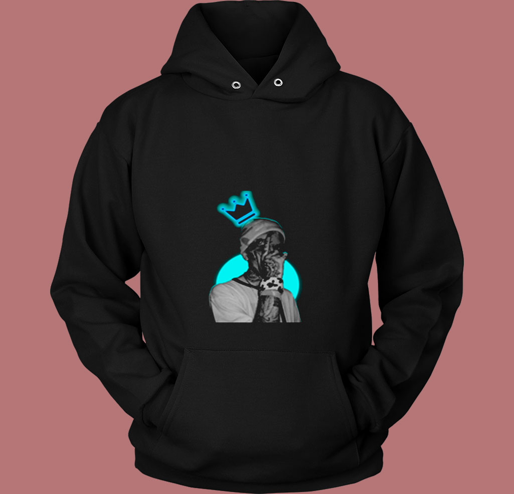 Lil Peep Black 80s Hoodie Lil Peep Black 80s Hoodie