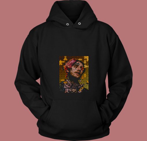 Lil Peep Puzzel 80s Hoodie Lil Peep Puzzel 80s Hoodie