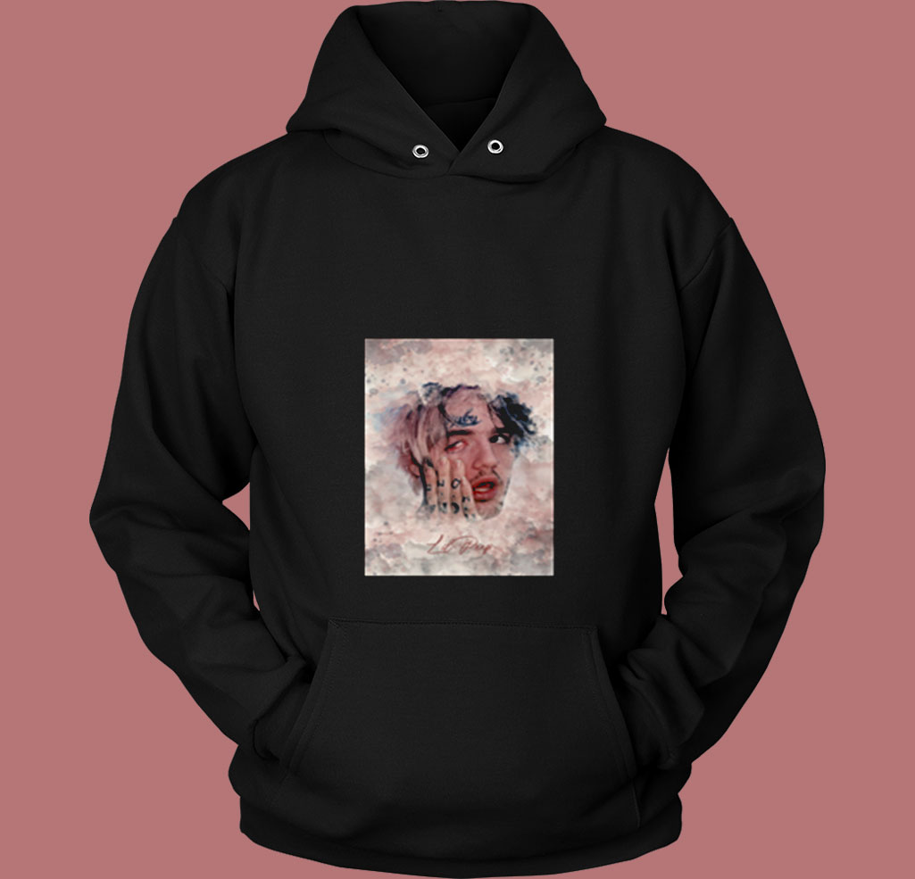 Lil Peep Rapper 80s Hoodie Lil Peep Rapper 80s Hoodie