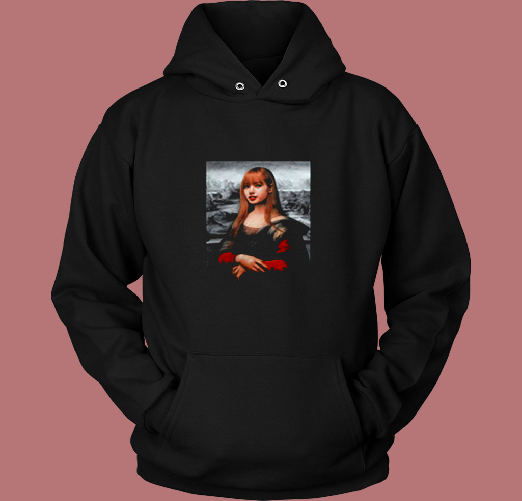 Lisa Blackpink Monalisa Vintage Hoodie Lisa Blackpink Monalisa Vintage Hoodie
