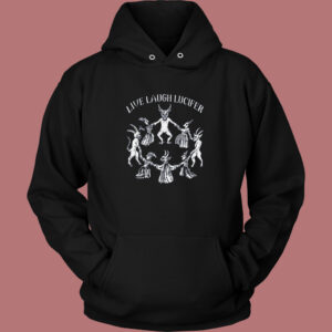 Live Laugh Lucifer Graphic Hoodie Style
