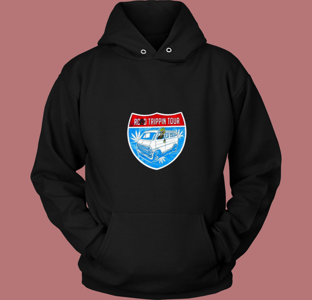 Machine Gun Kelly Road Trippin Tour 80s Hoodie Machine Gun Kelly Road Trippin Tour 80s Hoodie