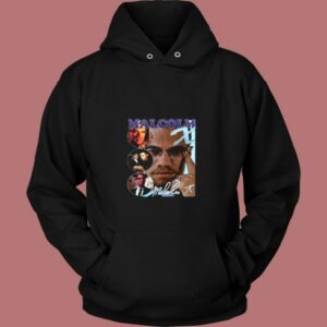 Malcolm X Bootleg Rap Vintage Hoodie